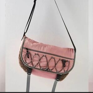 FREE PEOPLE SHERPA PLAYOFF MESSENGER BAG